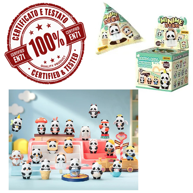 PANDA ROLL Mini Me Dress-Up Series 4cm In Blind Box (xcm) In espo da 20pz 21ass…x20…x180